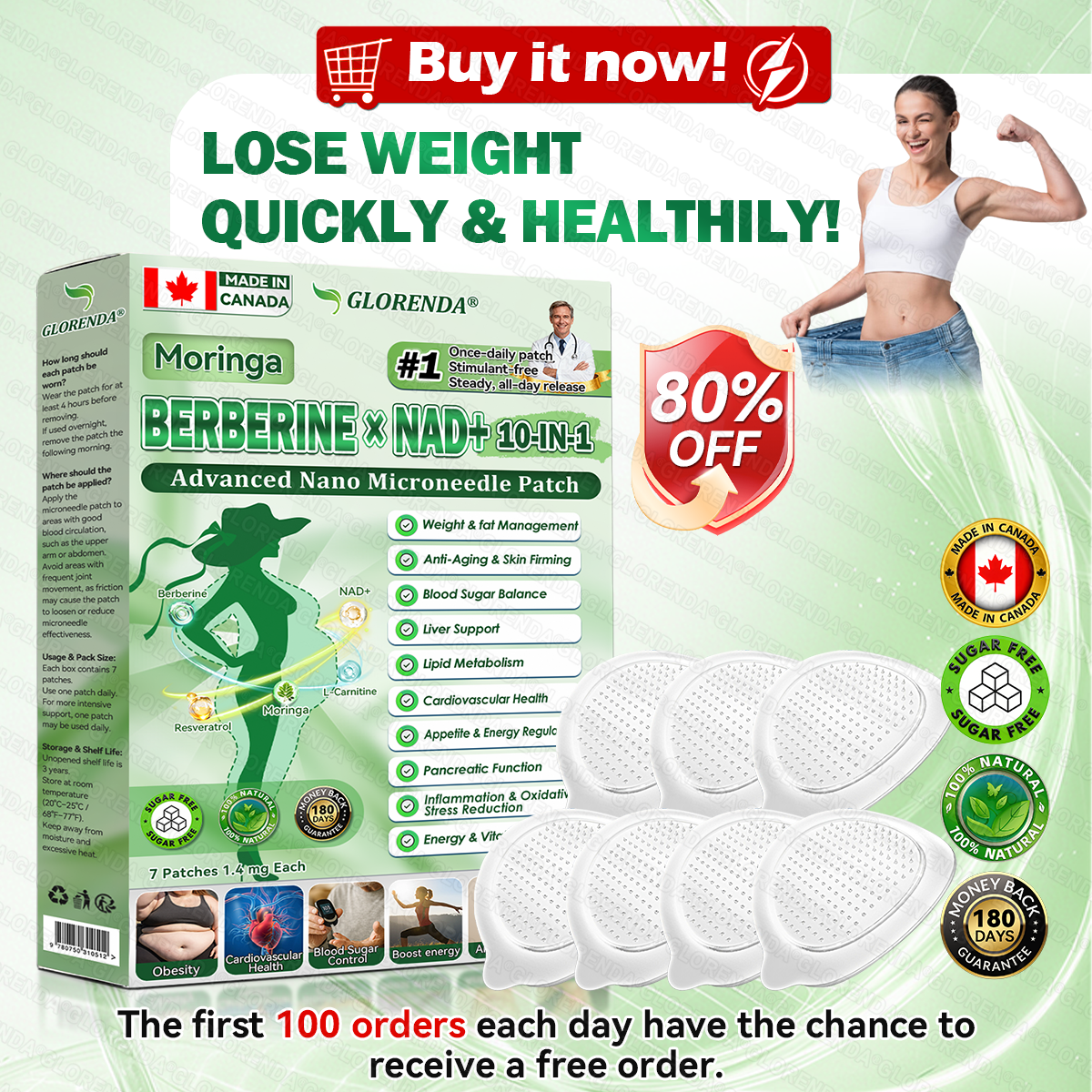 🇨🇦𝑶𝒇𝒇𝒊𝒄𝒊𝒂𝒍 𝑺𝒕𝒐𝒓𝒆  | 🍇𝐆𝑳𝑶𝗥𝗘𝗡𝘿𝘼® 𝙈𝒐𝒓𝒊𝒏𝒈𝗮 · 𝗕𝗲𝗿𝗯𝐞𝐫𝐢𝐧𝙚 × 𝙉𝑨𝑫+ 𝟏𝟎-𝙞𝙣-𝟏 𝘼𝒅𝒗𝒂𝒏𝒄𝒆𝐝 𝐍𝐚𝐧𝙤 𝙈𝙞𝙘𝙧𝙤𝙣𝒆𝒆𝒅𝒍𝐞 𝐏𝐚𝐭𝙘𝙝(𝐉𝐮𝐬𝐭 𝐨𝐧𝐜𝐞 𝐚 𝐝𝐚𝐲, 𝐯𝐢𝐬𝐢𝐛𝐥𝐞 𝐜𝐡𝐚𝐧𝐠𝐞𝐬 𝐢𝐧 𝟕 𝐝𝐚𝐲𝐬） ✅ 𝐅𝐨𝐫 𝐨𝐛𝐞𝐬𝐢𝐭𝐲, 🅛🅞🅞🅢🅔 🅢🅚🅘🅝,𝐝𝐢𝐚𝐛𝐞𝐭𝐞𝐬, 𝐬𝐥𝐞𝐞𝐩 𝐚𝐩𝐧𝐞𝐚, 𝐣𝐨𝐢𝐧𝐭 𝐢𝐬𝐬𝐮𝐞𝐬, 𝐚𝐧𝐝 𝐦𝐨𝐫𝐞